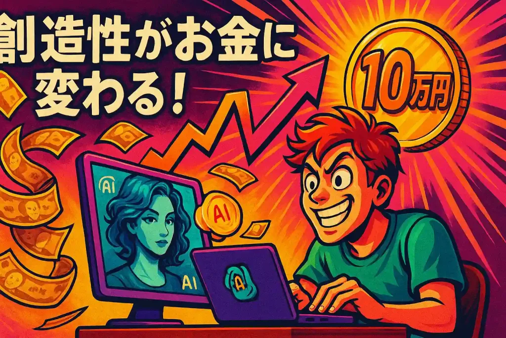 創造性がお金に変わる!画像生成AIを使った高単価副業で月10万円稼ぐロードマップ
